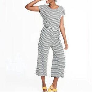 Old Navy V Back Knit Jumpsuit With Pockets & Belt Sz XL